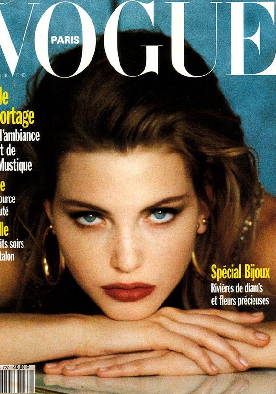 Nadja Auermann Throughout the Years in Vogue