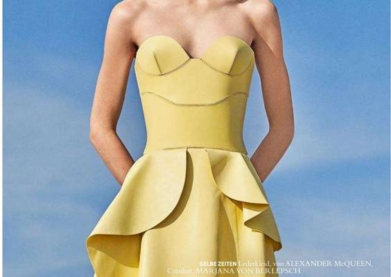 Sarah Brannon Wears 'Creme Fresh' Looks Lensed By Marcin Tyszka For Harper's Bazaar Germany February 2019 — Anne of Carversville