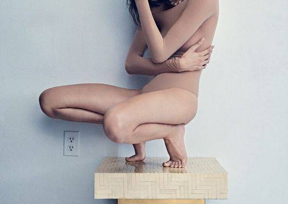 Charlee Fraser In Minimal Lingerie, Bold Gold Jewelry for Vogue Mexico — Anne of Carversville