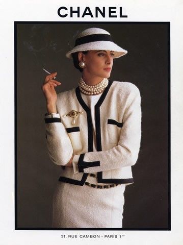 Inès de la Fressange: Chanel Ad’s 1980s