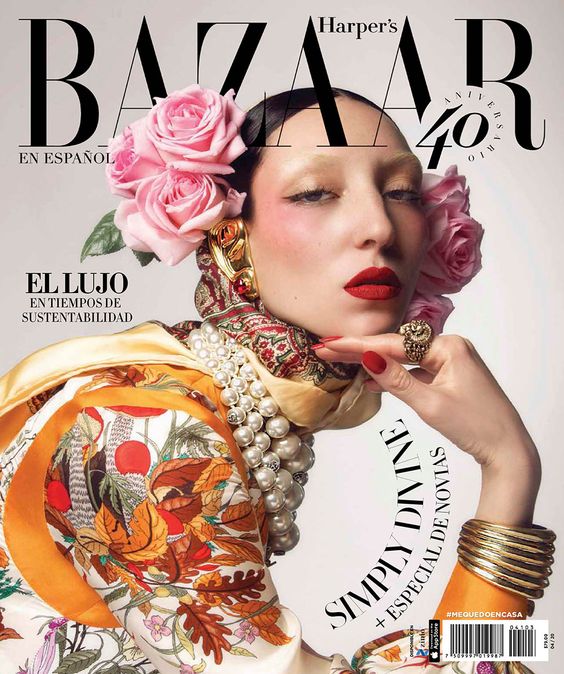 Andrea Carrazco covers Harper’s Bazaar Mexico