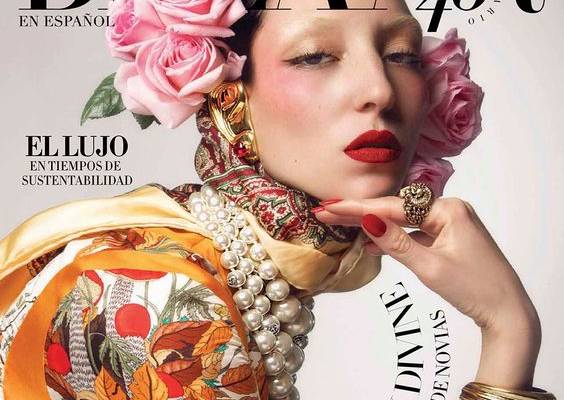 Andrea Carrazco covers Harper’s Bazaar Mexico