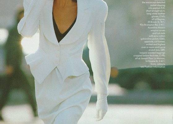 Fashion in 80’s: A Few Past Editorials from the Pages of Paris Vogue