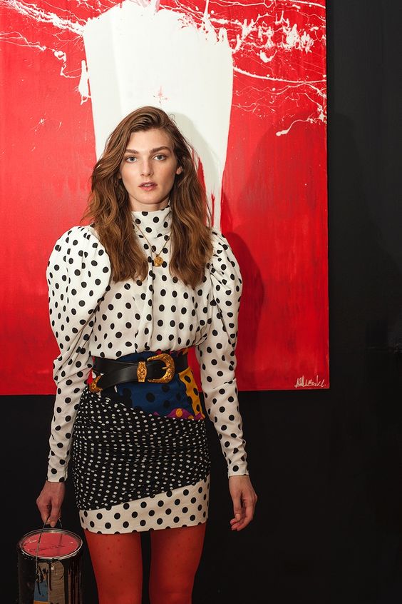 Nastya Abramova Models Painterly Looks for Vogue Mexico