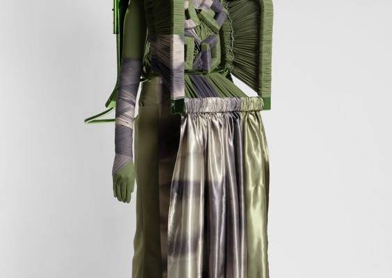 Jessan Macatangay makes fashion collection from drapery and deconstructed furniture