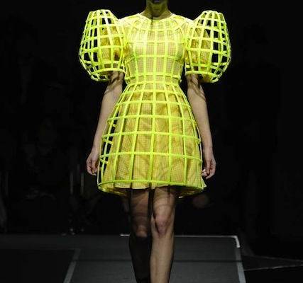Japanese Fashion Is Better Than Any Fashion - Check out our coverage of the Anrealage's SS13 show, which looked like the wardrobe from the original Tron.