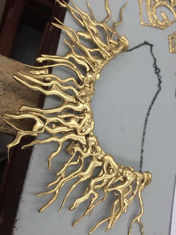 So I made this jewelry out of hot glue… OP