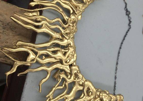 So I made this jewelry out of hot glue… OP