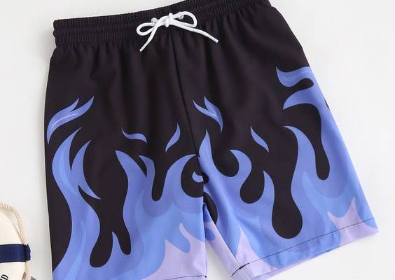 Multicolor Cute   Polyester Fire Bottoms Embellished Medium Stretch  Boys Clothing