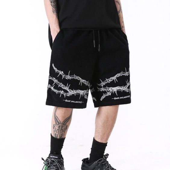 Purchase Magic Declaration Savage Barbed-Wire Shorts