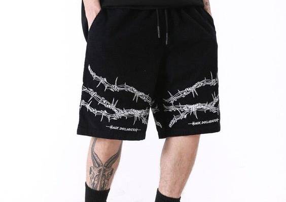 Purchase Magic Declaration Savage Barbed-Wire Shorts
