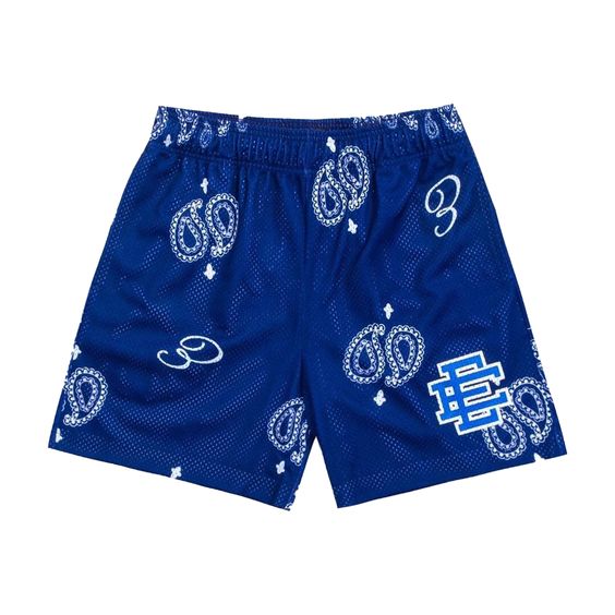 Men’s Eric Emanuel Basic Paisley Short in Blue