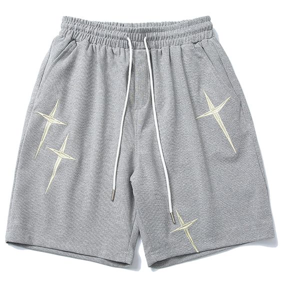 Stay stylish and comfortable this summer season with our Vintage Cross Embroidery Shorts, designed to add a touch of retro flair to your casual and sports wear. With its loose straight-leg fit and adjustable elastic drawstring, these shorts provide the perfect balance of comfort and style, making them ideal for any casual occasion. Crafted from high-quality grid texture fabric, these shorts feature double-stitched seams with wrapped edges on the hem and hidden slant pockets, making them both sty