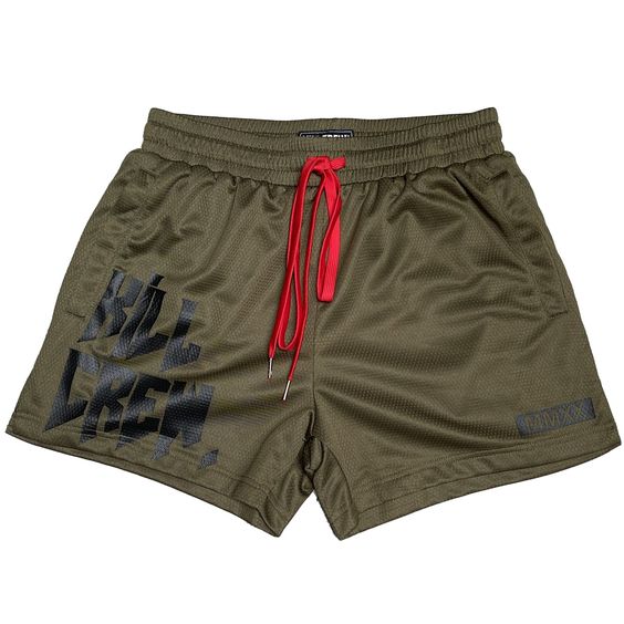Retro Muay Thai Fit (short mid thigh cut) Length (inches): S(14.5″) M(15″) L(15.35″) XL(15.5″) 2XL(15.75″) 3XL(16.14″) 4XL(16.34″) Leg hole (inches): S(12″) M(12″) L(13″) XL(13″) 2XL(13.5″) 3XL(13.50) 4XL(14) Preshrunk double layered 100% polyester Extended red drawcord with wax tips (2) side seam pockets (no back pocket) 2 inch waist band
