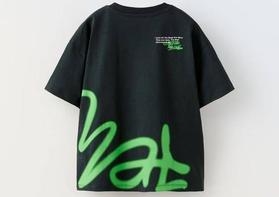 GRAFFITI T-SHIRT - Dark anthracite | ZARA United States