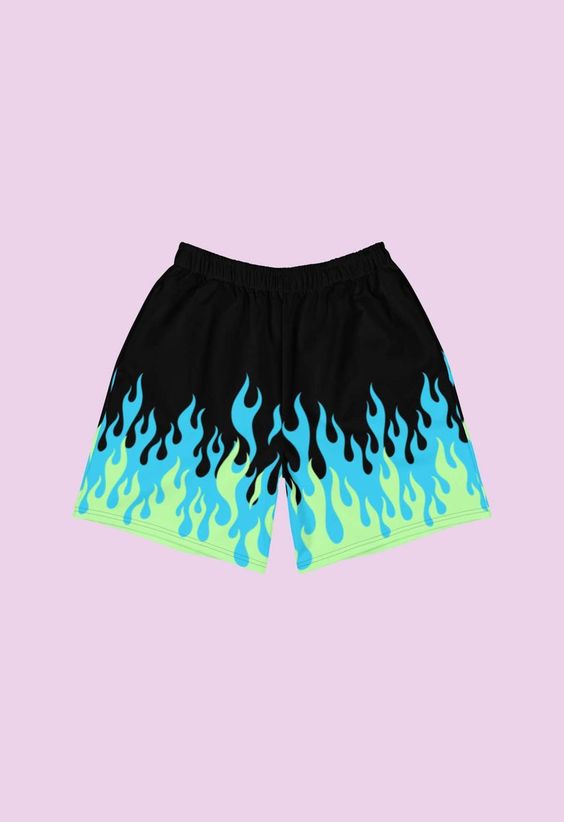Flame Print Shorts – HAYLEY ELSAESSER