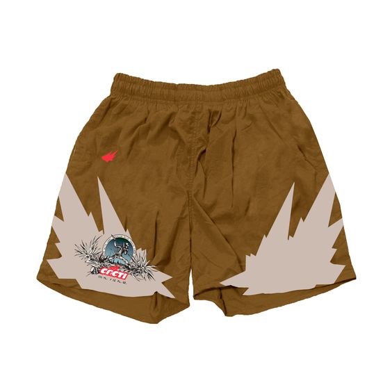 Men’s Travis Scott Cacti Heritage Soccer Short II in Tan