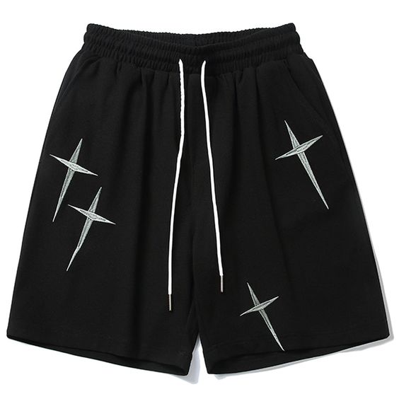 Stay stylish and comfortable this summer season with our Vintage Cross Embroidery Shorts, designed to add a touch of retro flair to your casual and sports wear. With its loose straight-leg fit and adjustable elastic drawstring, these shorts provide the perfect balance of comfort and style, making them ideal for any casual occasion. Crafted from high-quality grid texture fabric, these shorts feature double-stitched seams with wrapped edges on the hem and hidden slant pockets, making them both sty