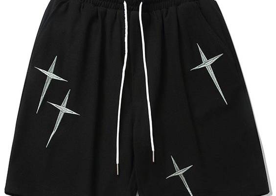 Stay stylish and comfortable this summer season with our Vintage Cross Embroidery Shorts, designed to add a touch of retro flair to your casual and sports wear. With its loose straight-leg fit and adjustable elastic drawstring, these shorts provide the perfect balance of comfort and style, making them ideal for any casual occasion. Crafted from high-quality grid texture fabric, these shorts feature double-stitched seams with wrapped edges on the hem and hidden slant pockets, making them both sty