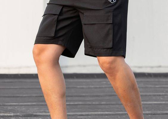 Black Street   Polyester Letter Bermuda Embellished Non-Stretch Summer Men Bottoms