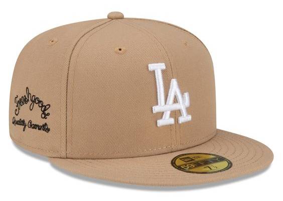 Men's Los Angeles Dodgers New Era x Joe Freshgoods Tan 59FIFTY Fitted Hat