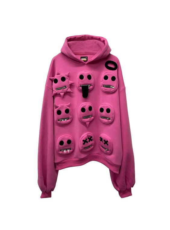 syckli pink hoodie