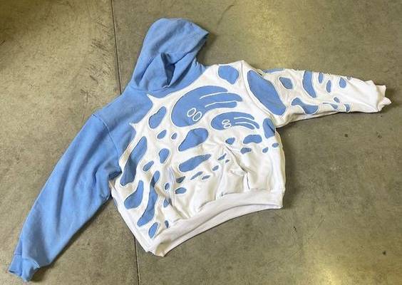 Custom hoodie, collab between BluBoy and YoungChickenPox