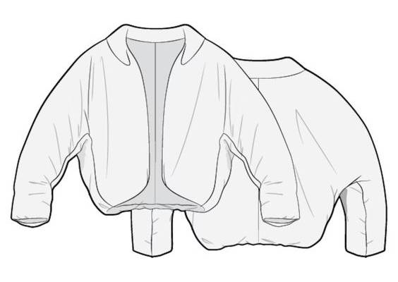 Circle Jacket PDF Sewing Pattern Sizes XS / S / M / L / XL - Etsy Spain