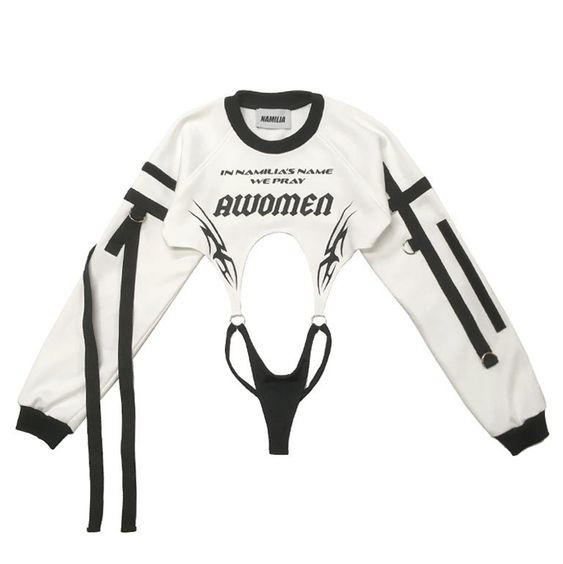 AWOMEN SWEATSHIRT BODY WHITE | NAMILIA | ShopLook