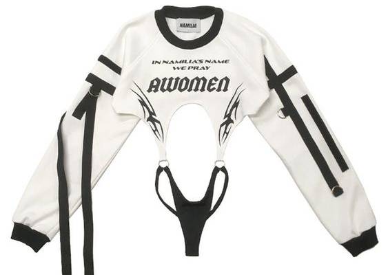 AWOMEN SWEATSHIRT BODY WHITE | NAMILIA | ShopLook