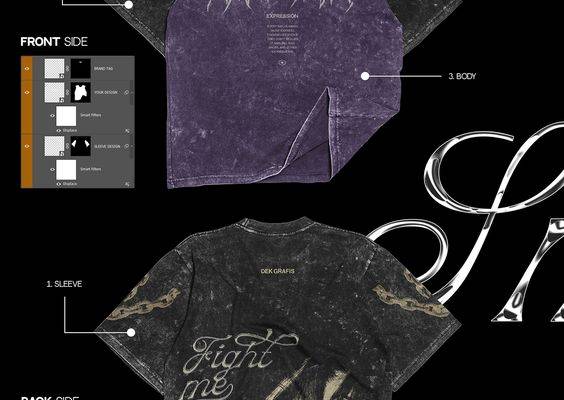 16 Oversize Washed T-Shirt Mockups 2022 (1 FREE)