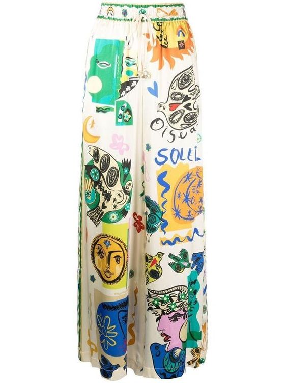 Soleil Silk Trousers