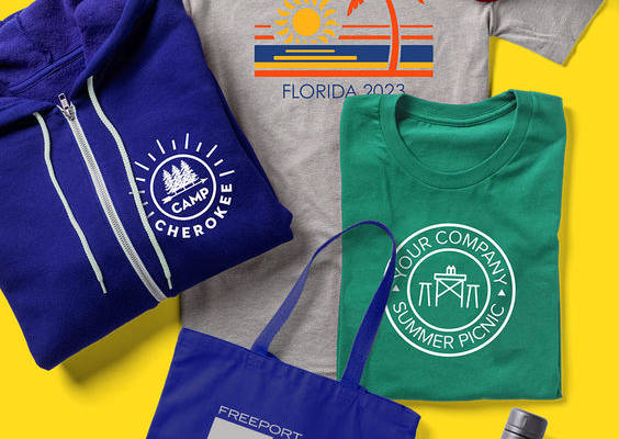 Gather your group around custom gear for all your summer adventures. Apparel and accessories featuring your unique designs make lasting memories that you and your crew will cherish for years to come.