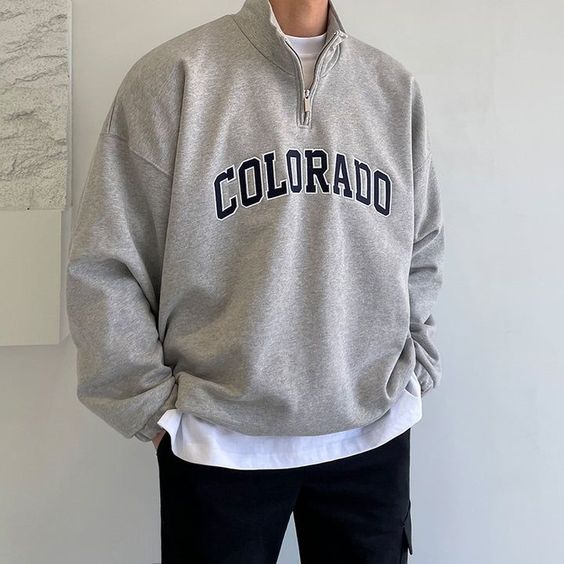RT NO. 4100 HALF ZIP-UP COLORADO TURTLENECK SWEATER