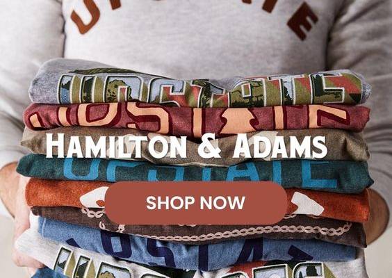 Inspired by our own adventures in the Hudson Valley—and featuring a range of products for men, women, kids, and home—this custom collection invites you to explore what upstate means to you…so you can find a happy place of your very own. Shop sweatshirts, tees, hats