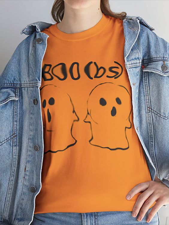 Funny Halloween “BOOBS” T-Shirt for Women! Great gift idea for autumn or fall fashion!