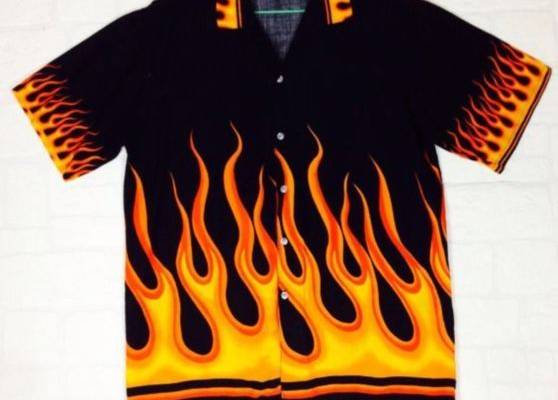 Flame Fashion Hawaiian Shirt
