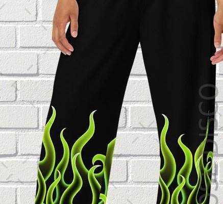 Striking Flame Pants, perfect for a Hippie Boho Festival