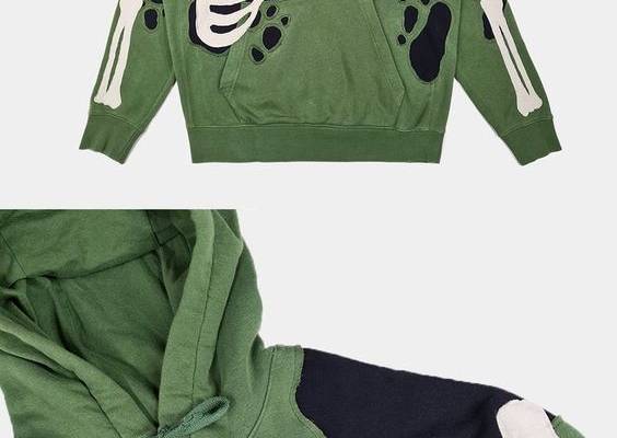 1 of 1 Reworked Nike ‘’Skeleton’’ Hoodie 💀🟢