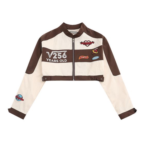 This Women’s Vintage Stitching Spice Girls Biker Outfit Sets is designed for both style and comfort. It features a unique stitching pattern to give an edgy and daring look. The outfit is made with light fabric blend for a comfortable fit and breathability. Make a statement with these luxurious biker outfit sets. Features: -95% Cotton, 5% Spandex -Stand Collar -Patchwork design -Regular Fit -Preppy Style