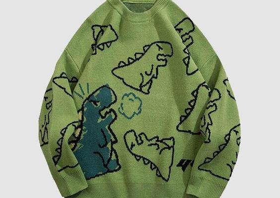 Dinosaur Knitted Sweater