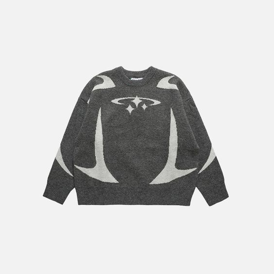 Y2K Stars Graphic Sweaters – DAXUEN | Streetwear