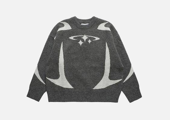 Y2K Stars Graphic Sweaters – DAXUEN | Streetwear