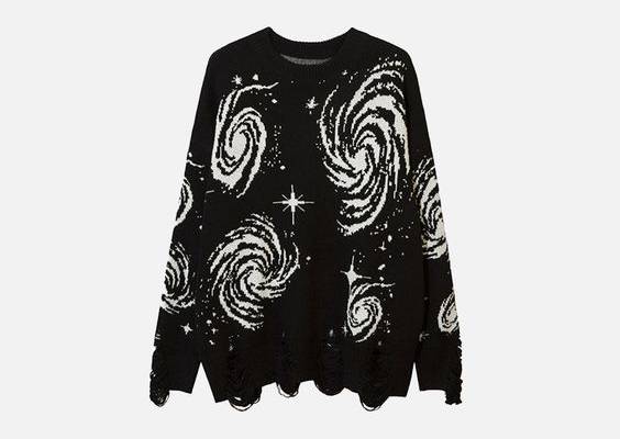 Feel the warmth of Starry Sky's Acrylic and COTTON blend on your skin with its comfortable O-Neck collar. Standard Wool ensures quality and a standard thickness, while the alluring cartoon design adds a vibrant touch. Each sweater is computer knitted to perfection! DETAILSMaterial: Acrylic, COTTONCollar: O-NeckThickness: STANDARDPattern Type: CartoonTechnics: Computer KnittedWool: Standard Wool