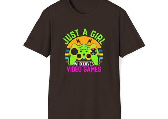 Just A Girl Who Loves Gaming Softstyle T-Shirt