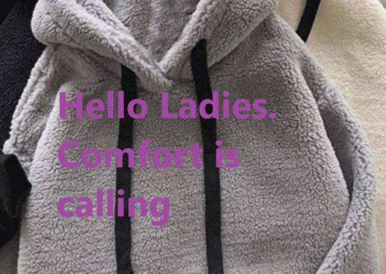 Stay warm and cozy with Furry Loose Fluffy Lady Hoodies. Made from high quality lambs wool material, these hoodies are designed to help keep out the coldest of weather while staying comfortable and soft. Thanks to its thick plush material, your days won’t be ruined by an unexpected chill, allowing you to fully enjoy whatever activities you partake in. Plus, the breathable fabric will keep you feeling fresh all day long.