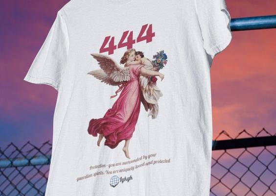 444 is the spirit number for protection. This lightweight stylish tee will remind you that you’re never alone and you’re protected by a higher power. SHOP the collection now!