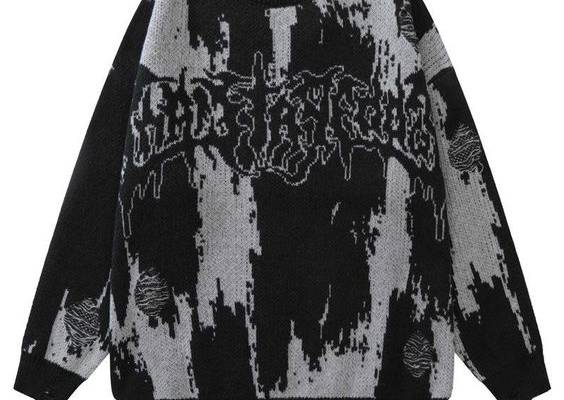 Ripped Vintage Knitted Sweater