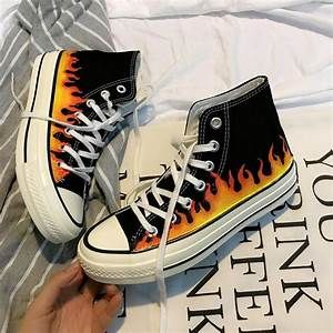 cute shoes with a fire picture - - Image Search Results