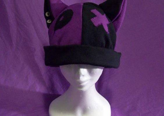 Two-toned Kitty Beanie by Lophiomyinae on DeviantArt